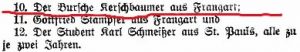 Aus einem Bericht der Innsbruck erscheinenden Zeitung „Der Südtiroler“ vom 1. Dezember 1934