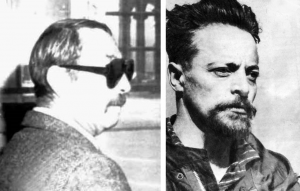 Bild links: Der berüchtigte Geheimdienstchef Silvano Russomanno - Bild rechts: Der Freiheitskämpfer Georg Klotz konnte noch fliehen.