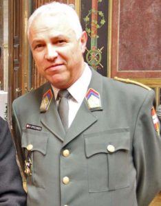 Der österreichische Historiker und Militärfachmann Oberst Mag. Dr. Hubert Speckner