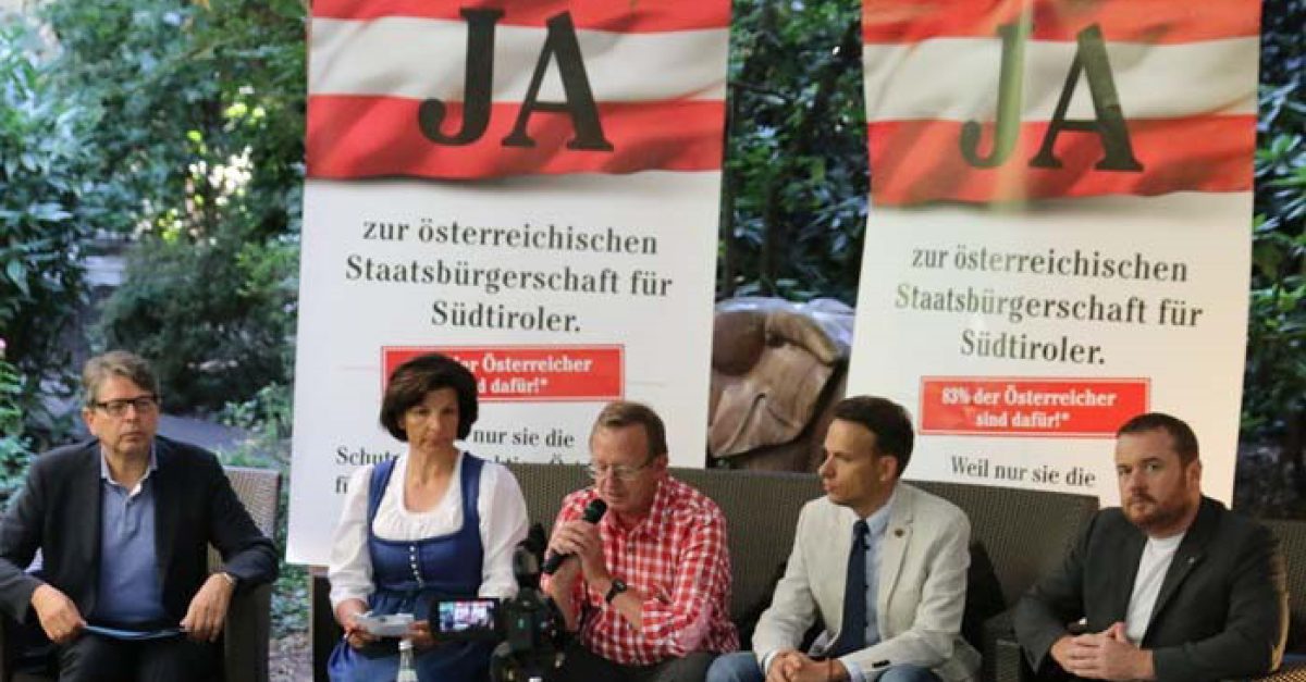 „JA zur österreichischen Staatsbürgerschaft“ – Breite Unterstützungsfront aus allen deutschen Parteien Südtirols