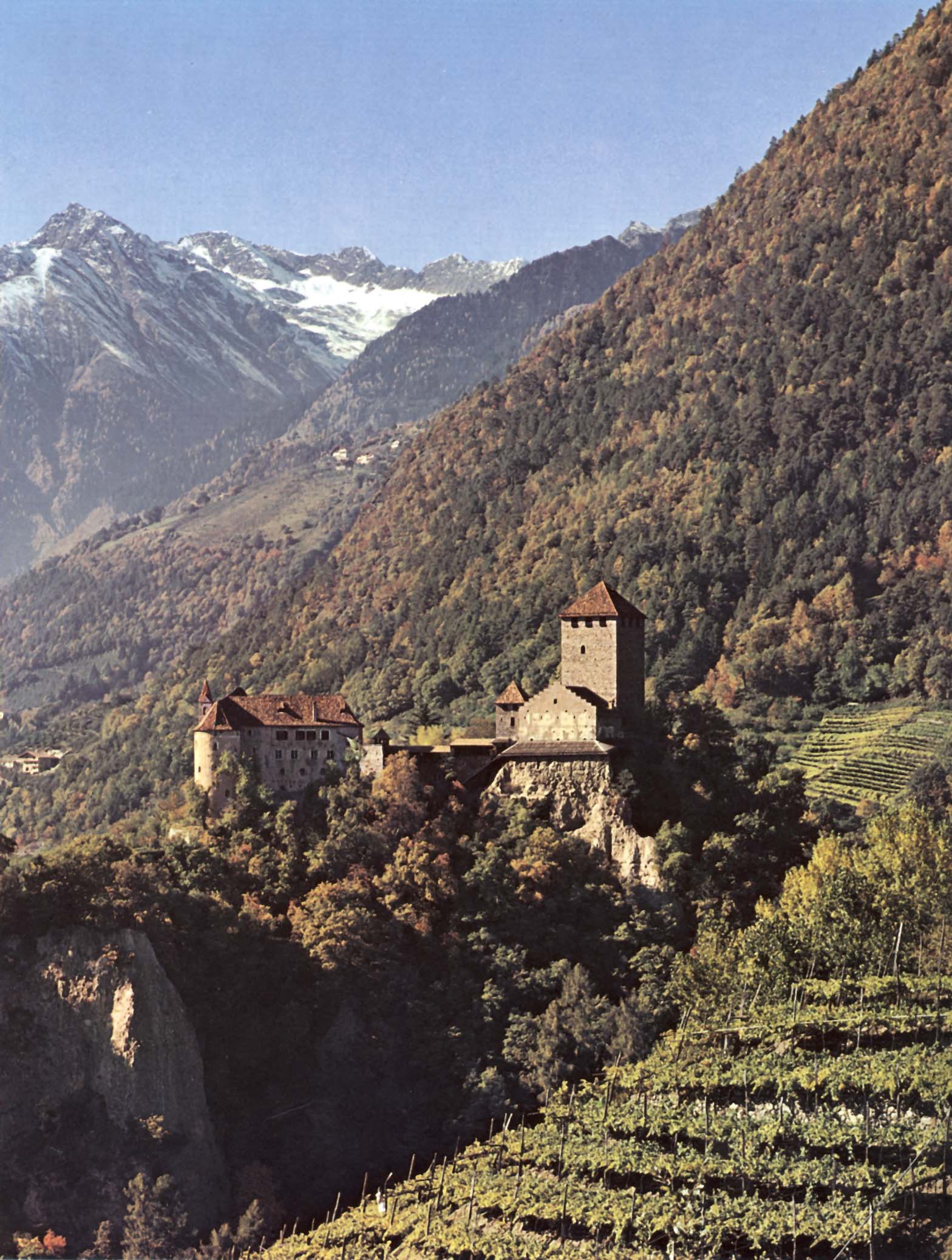Schloss Tirol. Von hier stammt der Landesname