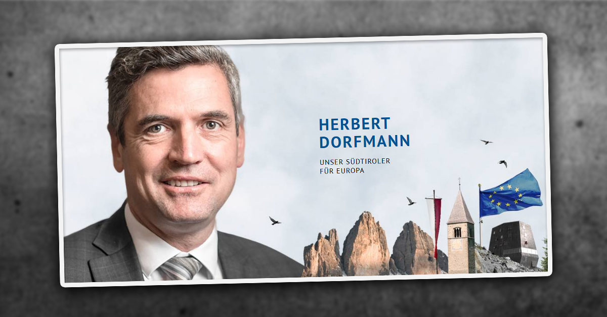Warum verleugnete der EU-Abgeordnete Herbert Dorfmann (SVP) die Geschichte seiner eigenen Partei?