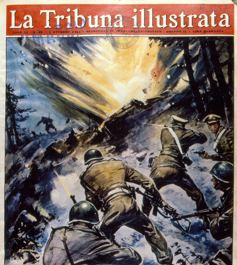 So verherrlichte die in Rom erscheinende „Tribuna Illustrata“ im Oktober 1961 den „heldenhaften Kampf“ gegen die Südtiroler „Terroristen“.