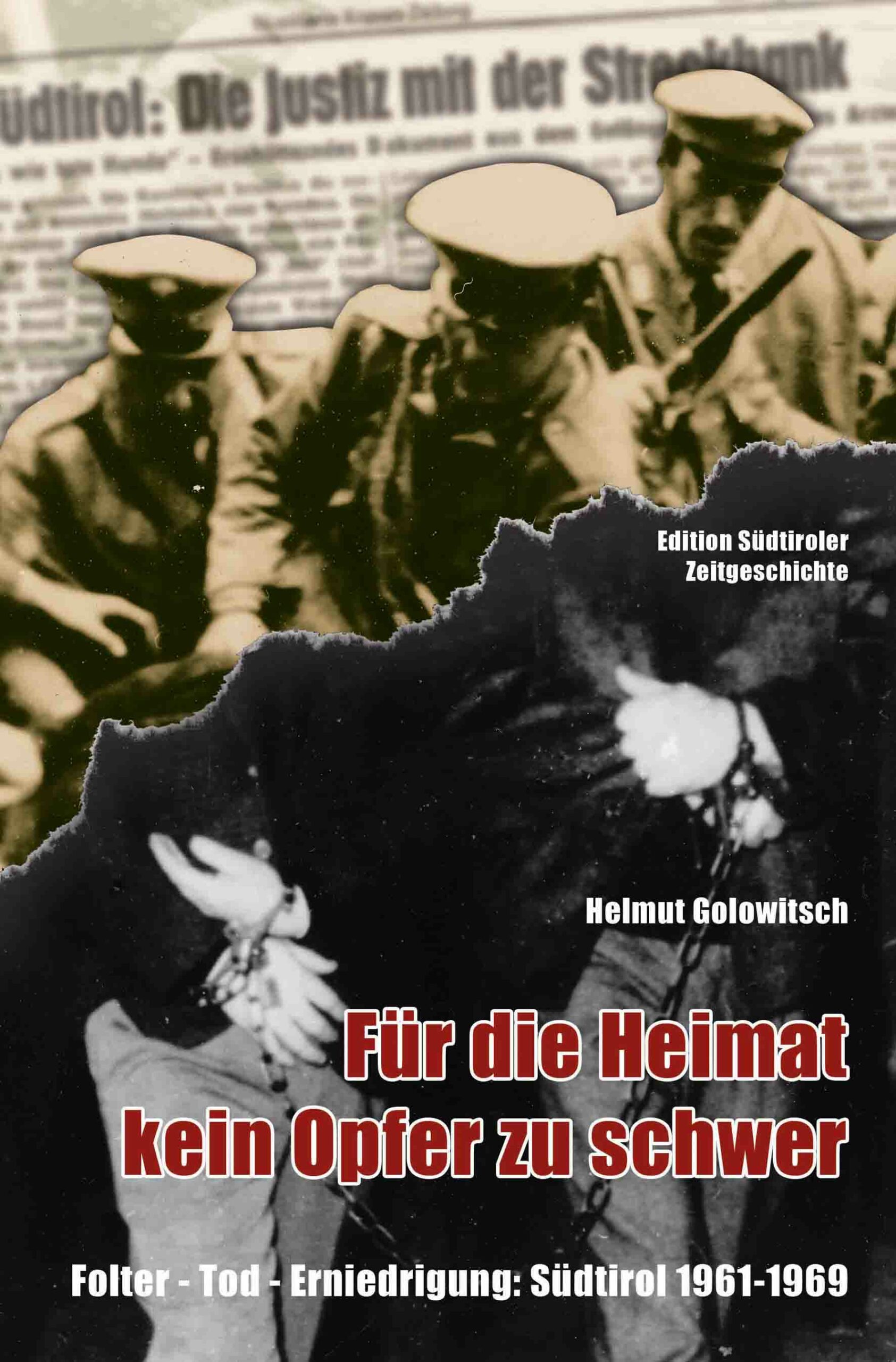 Die Folterungen sind ausführlich dokumentiert in dem Buch von Helmut Golowitsch „Für die Heimat kein Opfer zu schwer“, Edition Südtiroler Zeitgeschichte, 2012, ISBN 978-3-941682-00-9.