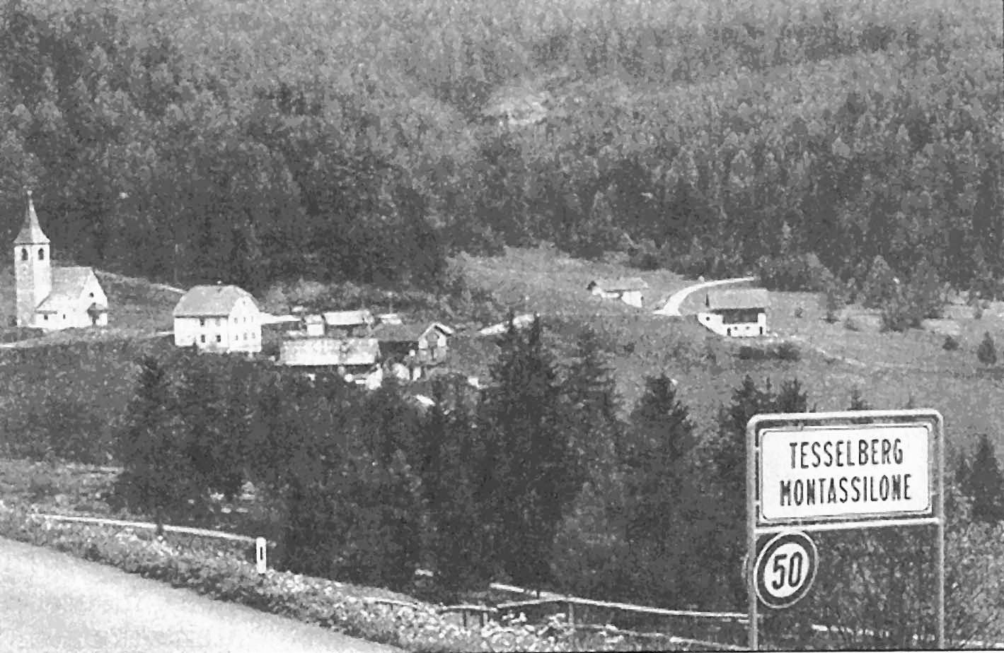 Der Weiler Tesselberg. (Bild Archiv)