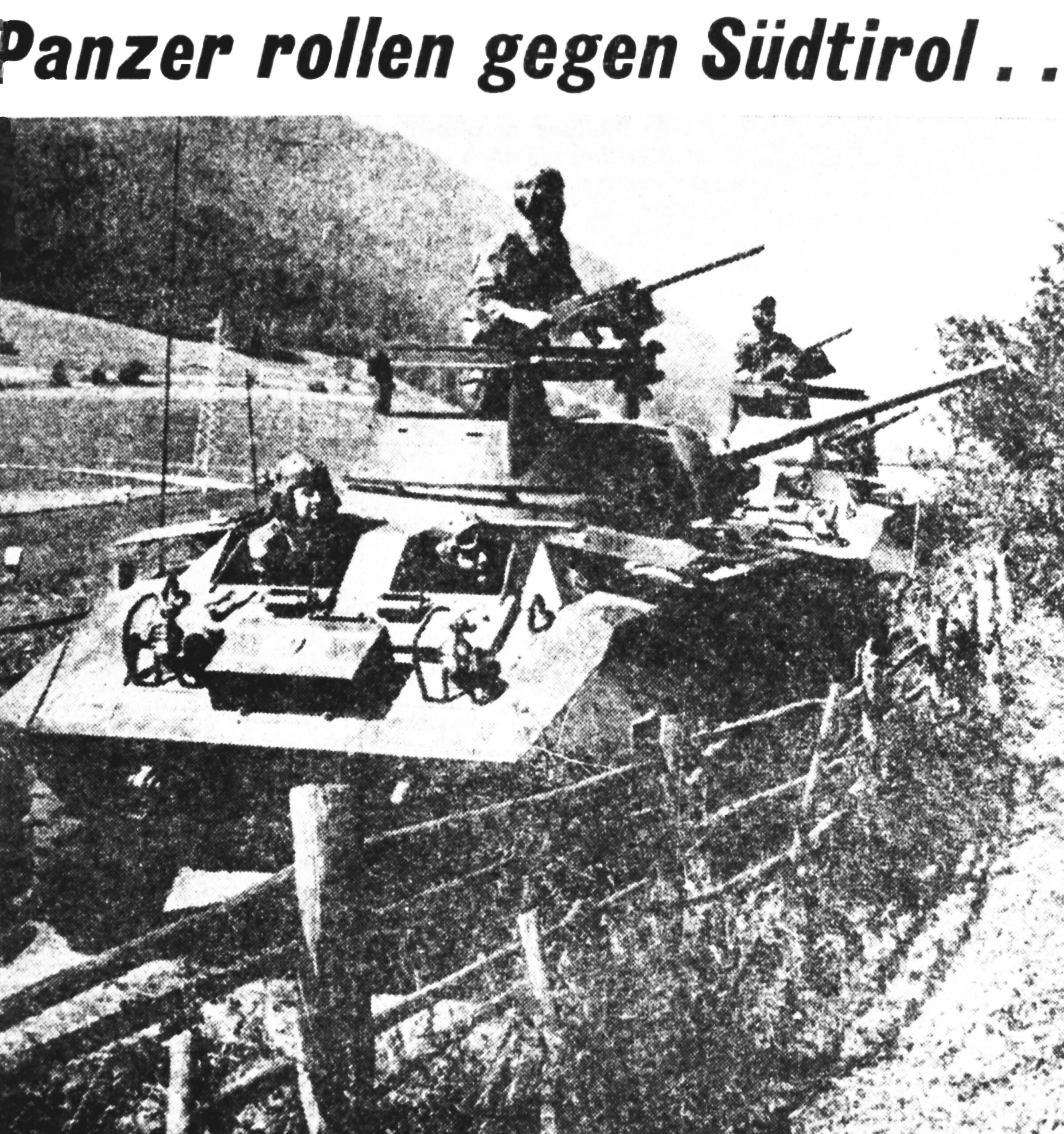 Bild aus „Kronen Zeitung“ vom 24. September 1964.