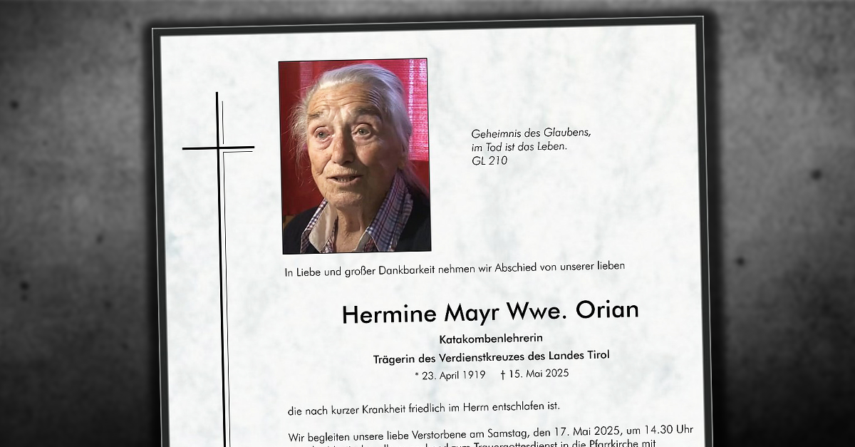 Letzter Wunsch blieb unerfüllt: Hermine Orian wurde Staatsbürgerschaft verweigert